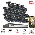 thumbnail image 1 of 3K Lite 16CH Security Camera System with AI Human Vehicle Detection, ZOSI H.265+ Security Camera System for Home Business, 1080p Outdoor Security Camera, 80ft Night Vision, Remote Access, NO HDD, 1 of 8