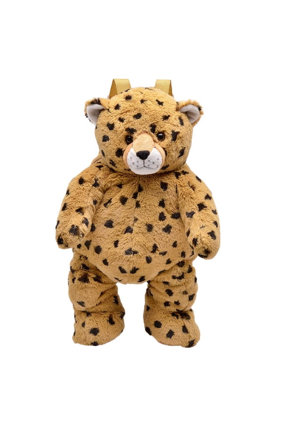 16" Cheetah Plush Backpack