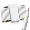 16 Color Flexible Tip Calligraphy Brush Pens for Hand Lettering and ...