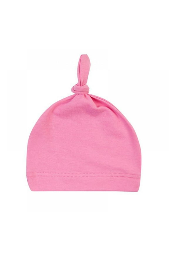 16 Color Newborn Baby Cotton Knot Top Hats Solid Color Candy Beanies Toddler Boys Girls Sleep Caps