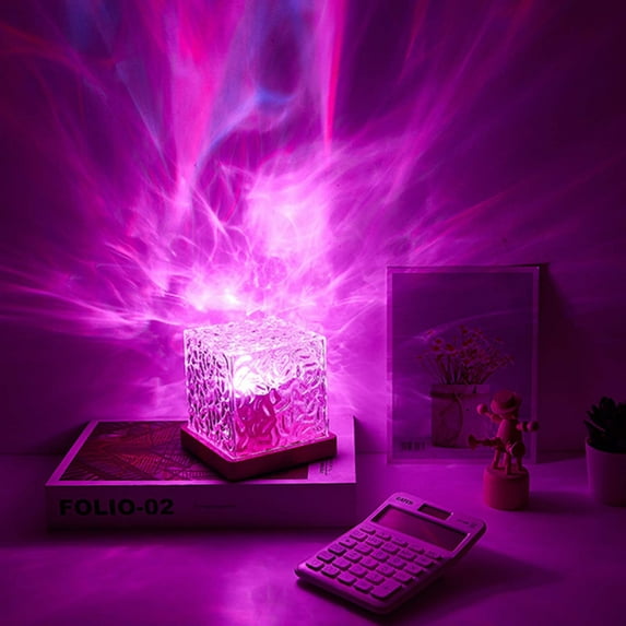 16-Color Northern Lights Projector, Ocean Wave Lighting, Magical Aurora Borealis Light, Rechargeable Galaxy Lamp for Mood Lighting