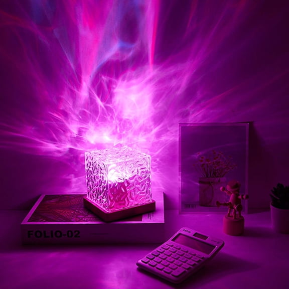 16-Color Northern Lights Projector, Ocean Wave Lighting, Magical Aurora Borealis Light, Rechargeable Galaxy Lamp for Mood Lighting