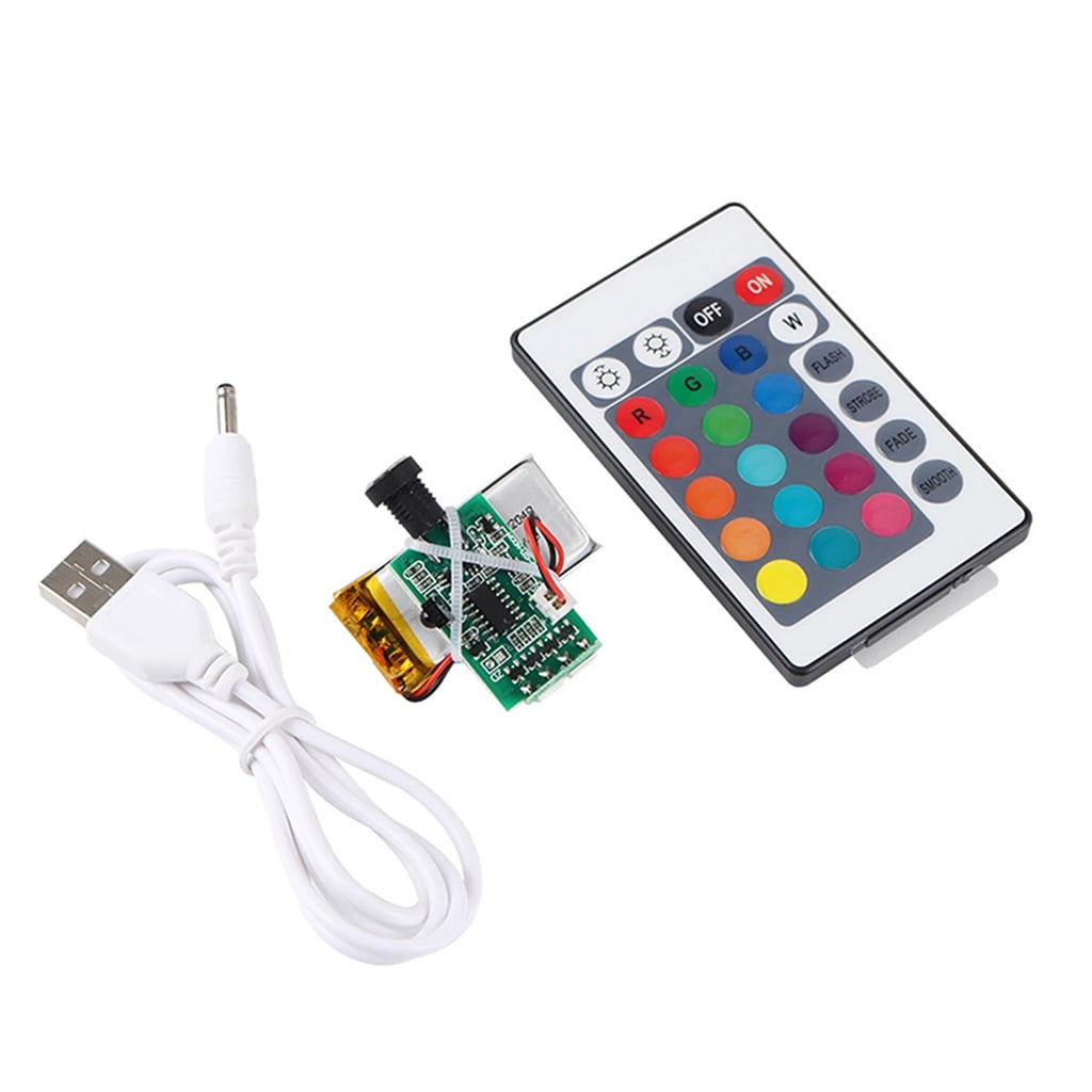 16 Colors LED Moon Lamp Board Remote Control Light Source Night 3D Printer Parts