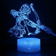 thumbnail image 1 of 16 Colors Night Light 3D Illusion Table Lamp with Touch & Remote Control LED Lamp Legend of Zelda Anime Led Light Cute Desk Lamp for Artwork Decor Christmas Halloween Birthday Decoration Gifts, 1 of 4