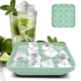 thumbnail image 1 of 16-Cube Silicone Ice Mold, Diamond Ice Ball Maker with Funnel, Reusable Whiskey Cocktail Ice Trays, Dishwasher Safe Easy Release, Food Grade BPA Free Ice Cube Maker, Slow Melting Spherical Ice, 1 of 6