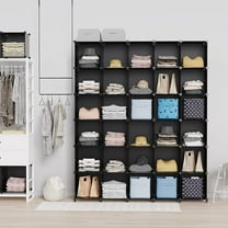16 Cube Storage Organizer - Black