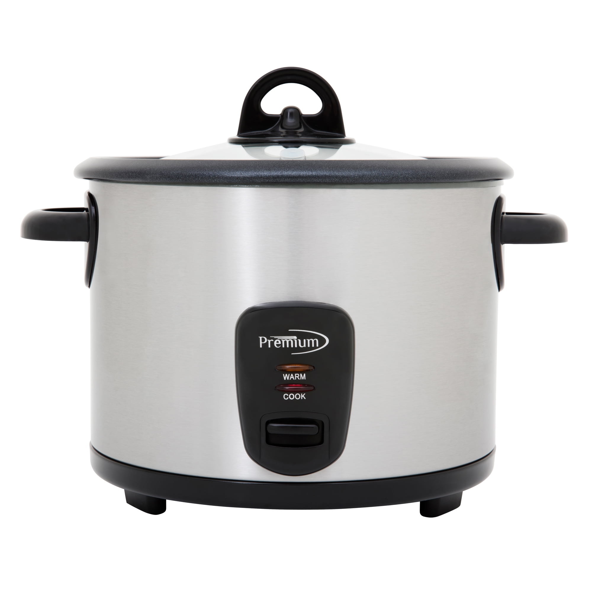 Premium LEVELLA 6-Cup Black Rice Cooker and Rice Steamer with Non