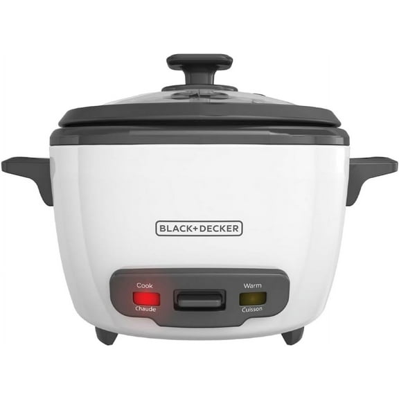 16-Cup Rice Cooker, RC516, 8-Cup Uncooked Rice, Steaming Basket, Removable Non-Stick Bowl, One Touch