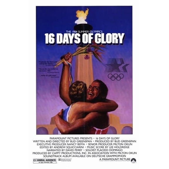16 Days of Glory Movie Poster - 11 x 17 in.