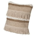 thumbnail image 1 of 16" Decorative Handwoven Cotton Throw Pillow Cover with Embossed Dots, 1 of 8