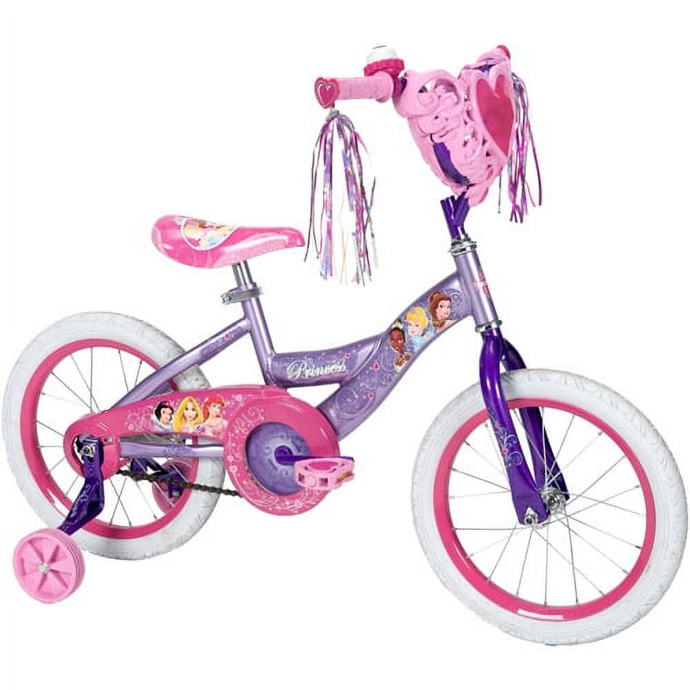 16" Disney Princess Bike With Heart Bask - image 1 of 1