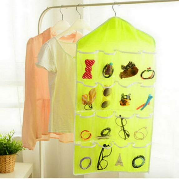 16 Over the Door Storage Wall Hanging Closet Storage and Organizer Socks Cosmetic Large Pockets Underwear Shoe Hanger Storage Bag Closet Organizer Bag