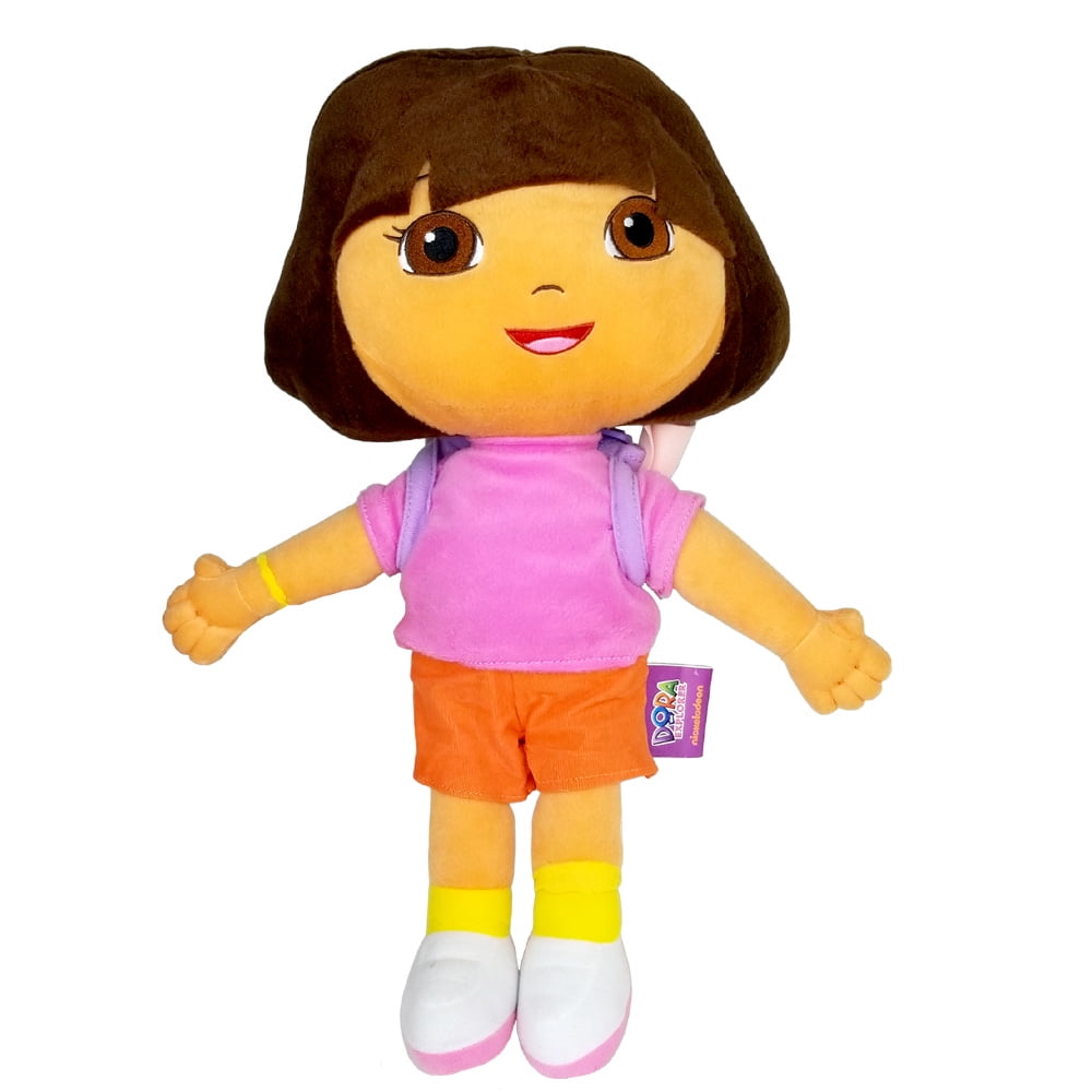  16 Dora The Explorer Large Plush Toy Bag School Backpack Bookbag 