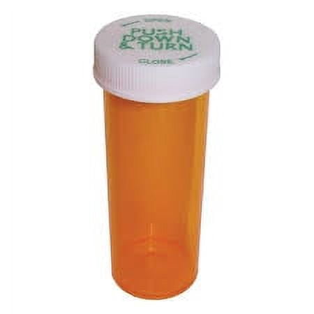 16 Dram Amber Medicine Vial 500 Pack