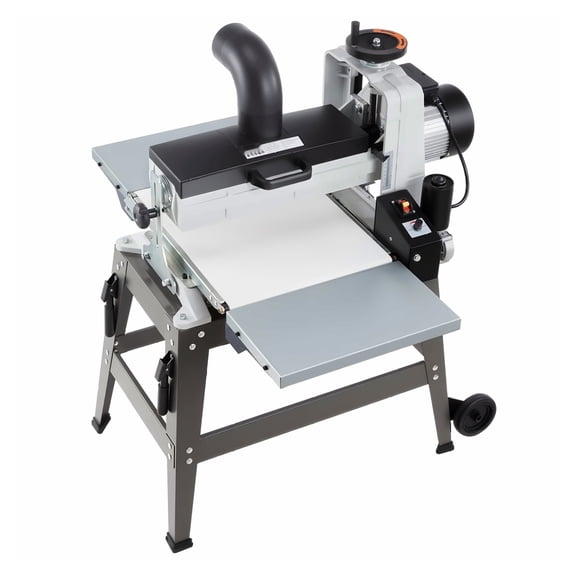 16" Drum Sander - 1.5HP Wood Sander with Stand & Extension Tables, Variable Speed, 4" Dust Port - for Woodworking, Furniture & Cabinet Finishing