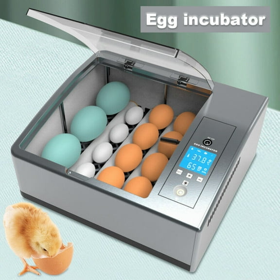 16 Eggs Digital Automatic Household Egg Incubator LCD-Display Duck Bird Hatcher