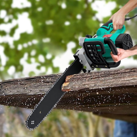16" Electric Chainsaw Chain Saw Handheld Tree Wood Branches Cutter