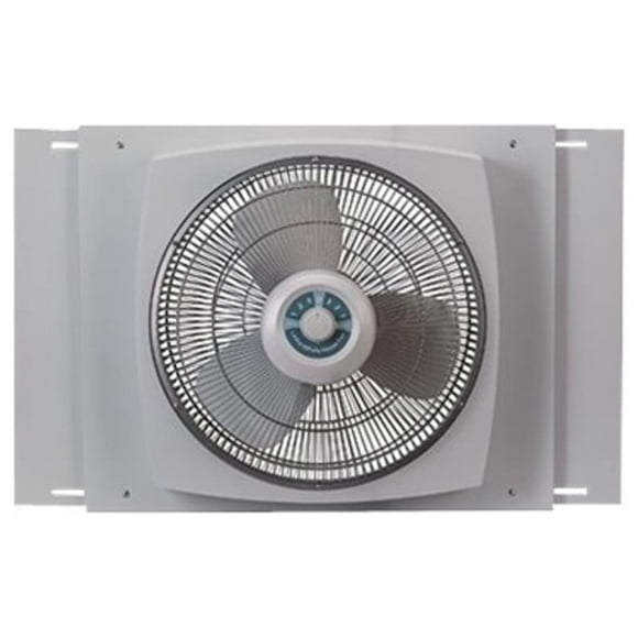 16" Electrically Reversible Window Fan with Storm Guard 16900G White