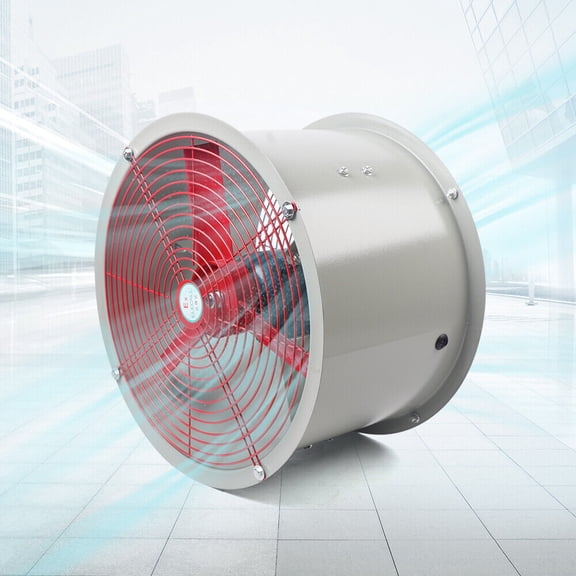 16" Explosion-proof Axial Exhaust Fan Spray Booth Paint Fume Exhaust Fan 1450rpm