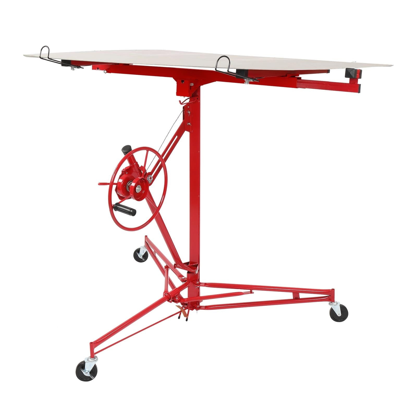 16 FT Drywall Lift, Portable Sheetrock Lift Rolling Panel Hoist Jack