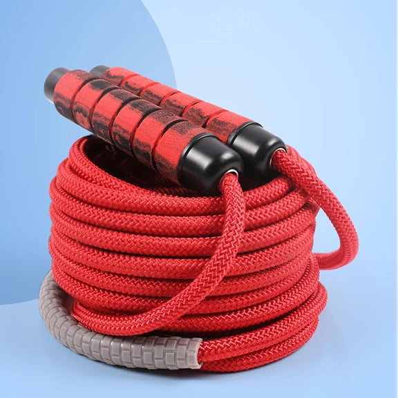 16 FT Long Jump Rope for Kids Adults,Double Dutch Jump Rope,Adjustable Skipping Ropes with High-strength Nylon Braided Rope Core,360Rotation Not Entangled,Long Enough for 2-4 Jumpers.
