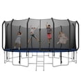 thumbnail image 1 of 16 FT Trampoline with Safe Enclosure Net, 1000 lbs Capacity for Kids Adults, Outdoor Combo Bounce Fitness Trampoline with Waterproof Jump Mat Ladder for Park Kindergarten Toddler Trampolines, 1 of 8