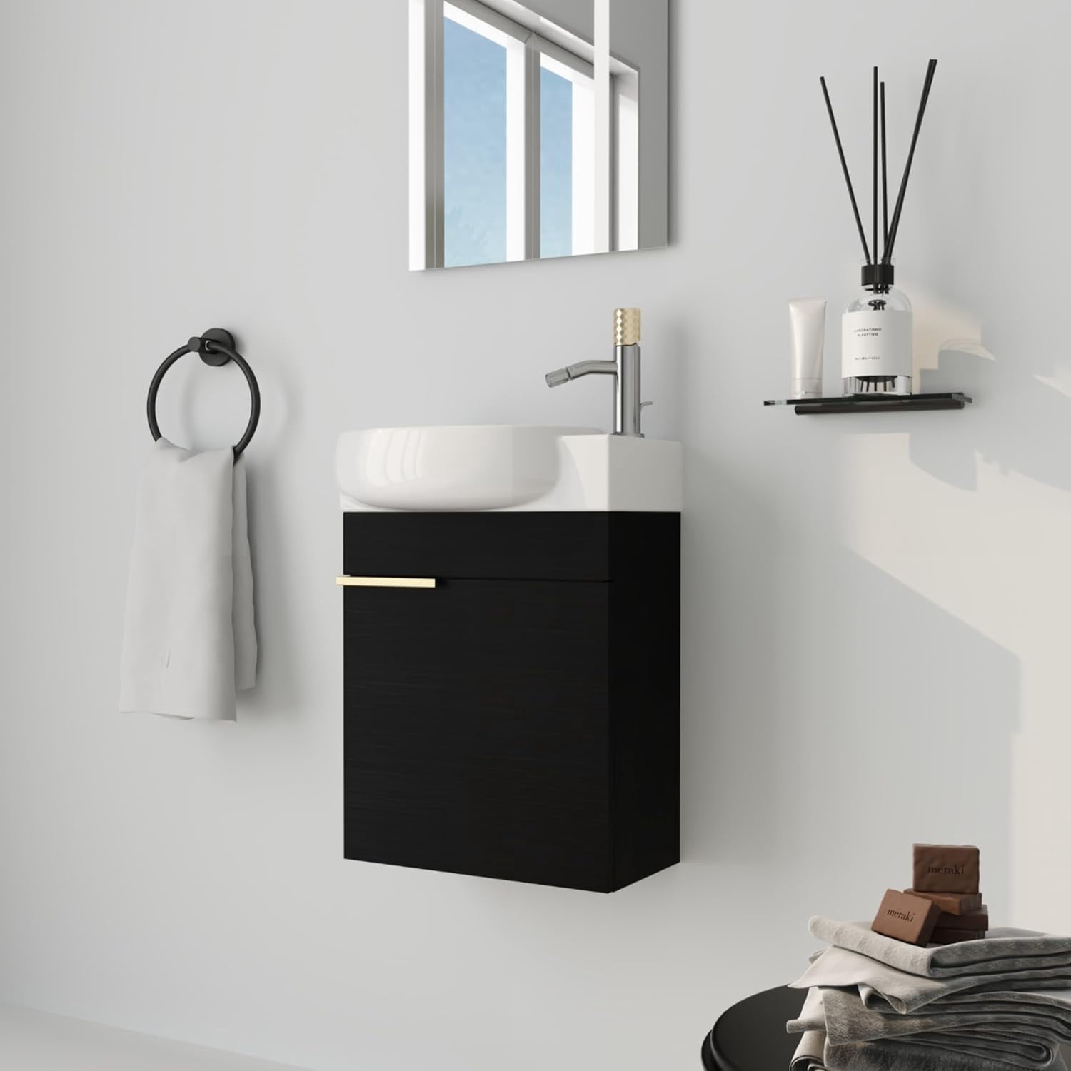 Small Window Vanity 16