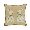 thumbnail image 1 of 16" Floral Bunny Easter Pillow, 1 of 4