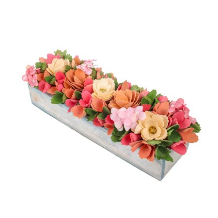16 in. Floral Candle Centerpiece