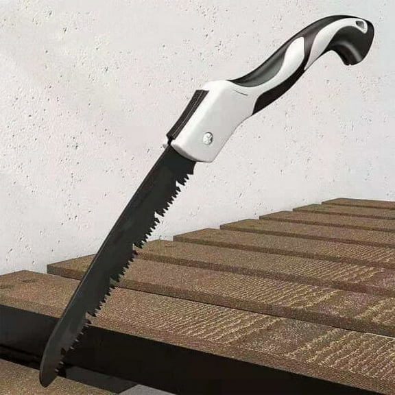 16" Folding Camping Pruning Hand Saw Compact Home Outdoor Garden Carbon Steel