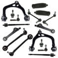 thumbnail image 1 of 16 Front & Rear Suspension Kit Right and Left Lower Front Straight Arms, Inner & Outer Tie Rod End, Lower Ball Joints Ajustable Fits select: 2012-2016 DODGE CHARGER, 2011-2016 DODGE CHALLENGER, 1 of 16