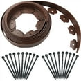 thumbnail image 1 of 16 Ft Black Plastic Garden Edging Roll Kit, 1.77 In Height, Flexible PE Landscape Border with 40 Spikes for Flower Beds, Trees, Yard and Pathway Edging, 1 of 1