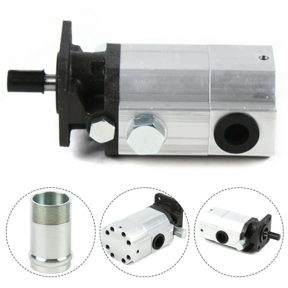 16 GPM Hydraulic Log Splitter Pump 2- Stage Replacement Log Splitter Hi Pre4.2ml/r Low Pre 13ml/r