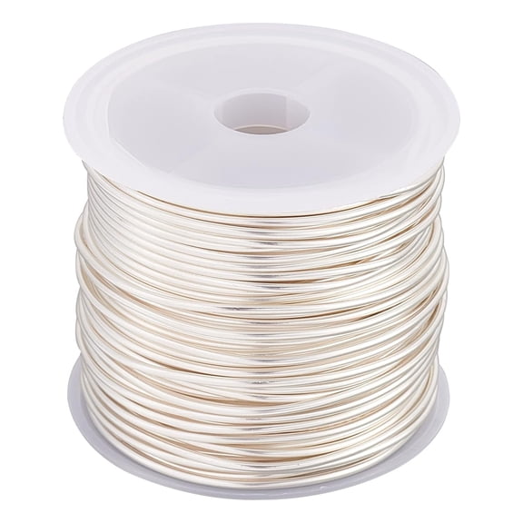 16 Gague 32.8ft Resistant Copper Wire Silver Jewelry Craft Wire for Jewelry Beading Wrapping Sculpturing Floral and Gardening Silver