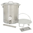 thumbnail image 1 of Bayou Classic 800-416 16 Gallon Stainless Steel 6 Piece At Home Brew Pot Kit, 1 of 5