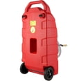 thumbnail image 1 of 16 Gallon Fuel Caddy, 7.8 L/min, Portable Gas Storage Tank Container with Hand Pump Rubber Wheels, Fuel Transfer Storage Tank for Gasoline Diesel Machine Oil Car Mowers Tractor Boat Motorcycle, 1 of 7