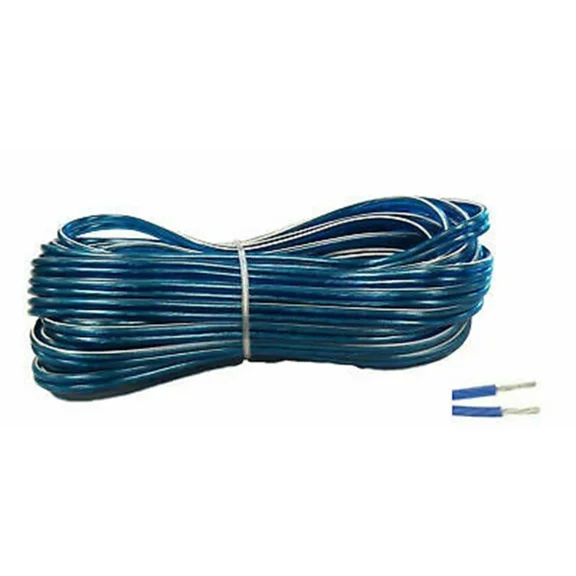 16 Gauge 15 Feet 2 Conductor Stranded Speaker Wire For Car Home Audio 15Ft Blue
