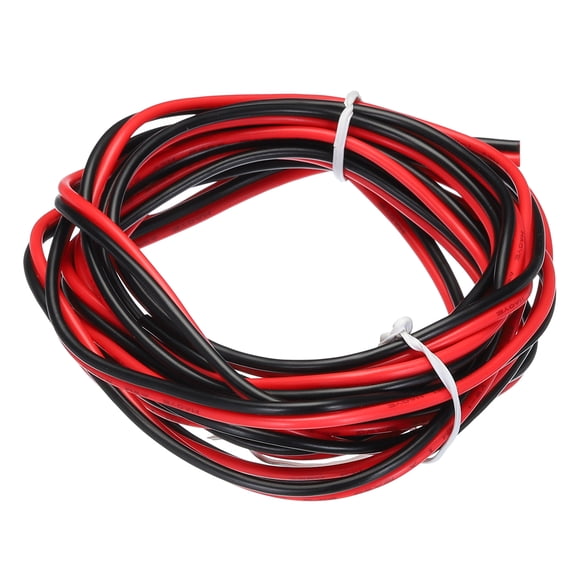 Uxcell 16 Gauge 2 Conductor Parallel Wire 10Ft Long 3mm Dia for LED RGB Cable