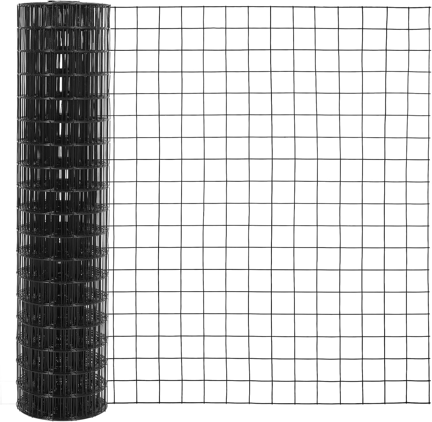 16 Gauge 2x2 Inch Hardware Cloth 36In x 50Ft – Galvanized Welded Chicken Wire Fence | Black Mesh Roll for Garden Farm Yard Animal Plant Protection, Poultry Cage Fencing