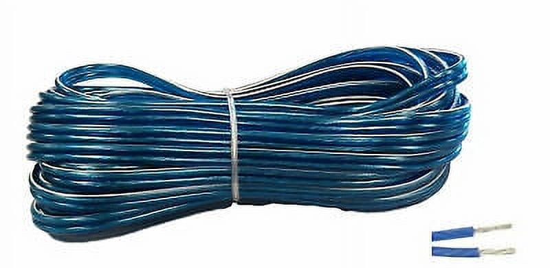 Audiotek 10 Gauge Speaker Wire – 50 Feet, Heavy Duty, Marine & Car Audio, Clear Jacket-1238164