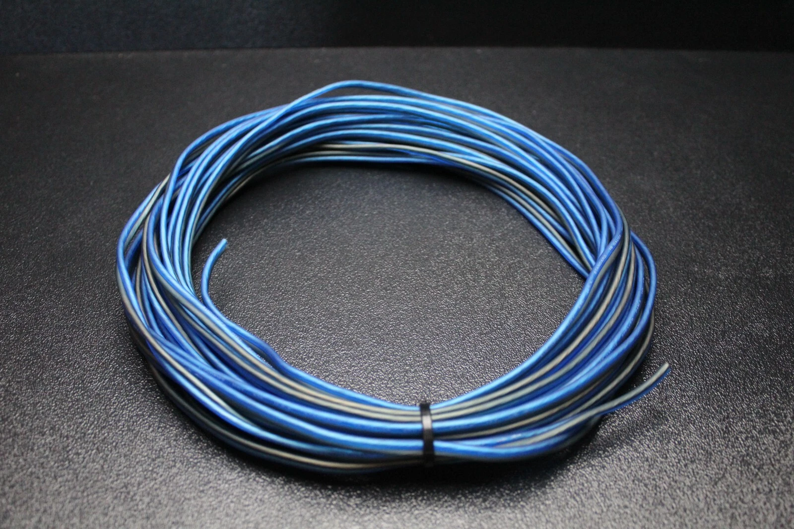 16 Gauge Blue Grey Speaker Wire 5 Ft Awg Gray Cable Power Ground Stranded Car