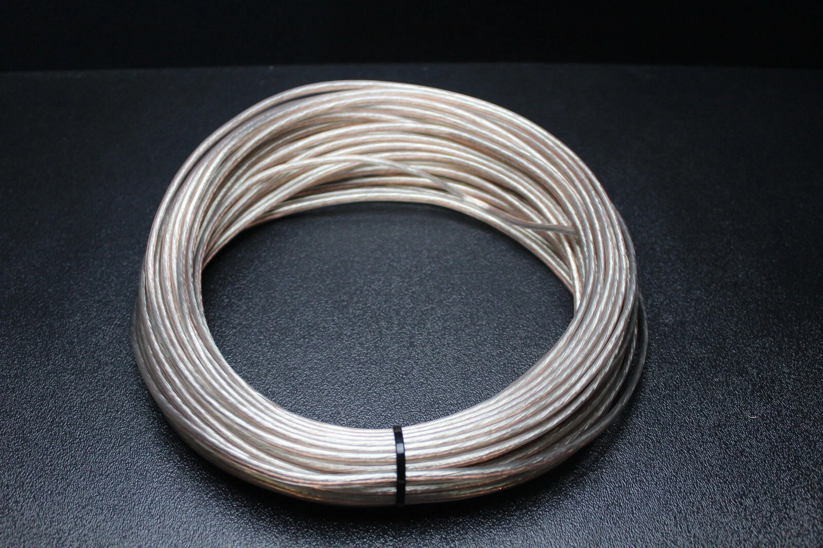 16 Gauge Clear Speaker Wire 25 Ft Awg Cable Power Ground Stranded Home Car