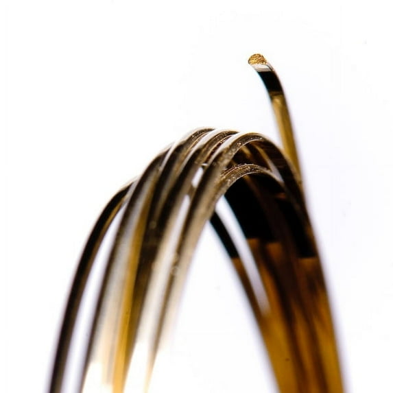 16 Gauge Half Round Half Hard 14/20 Gold Filled Wire 25FT