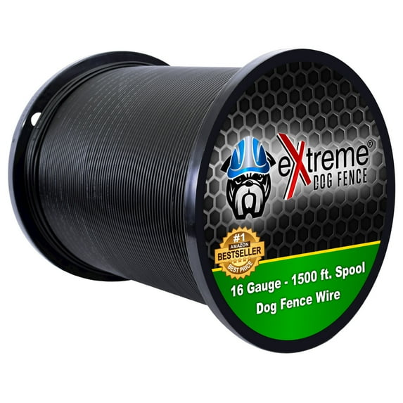 16 Gauge - Solid Copper Core Wire - Heavy Duty with a Thick 30 Mil Polyethylene Jacket - 1500 Feet