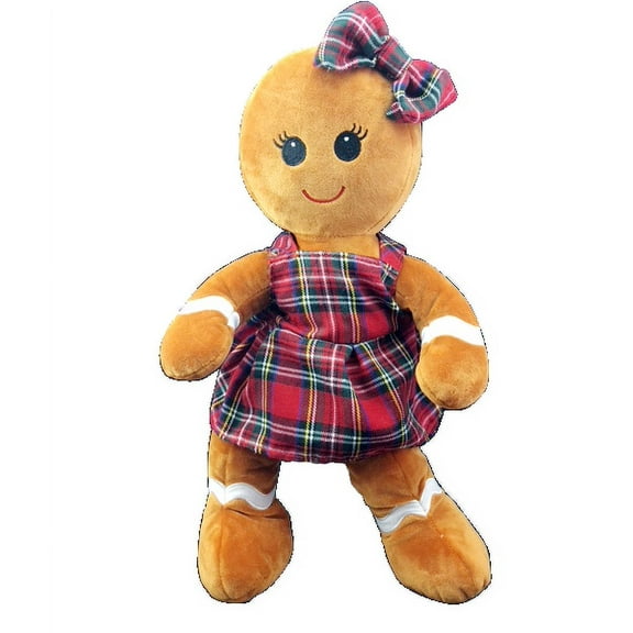16" Ginger Bread Man Stuffed Animal - Hand Stuffed