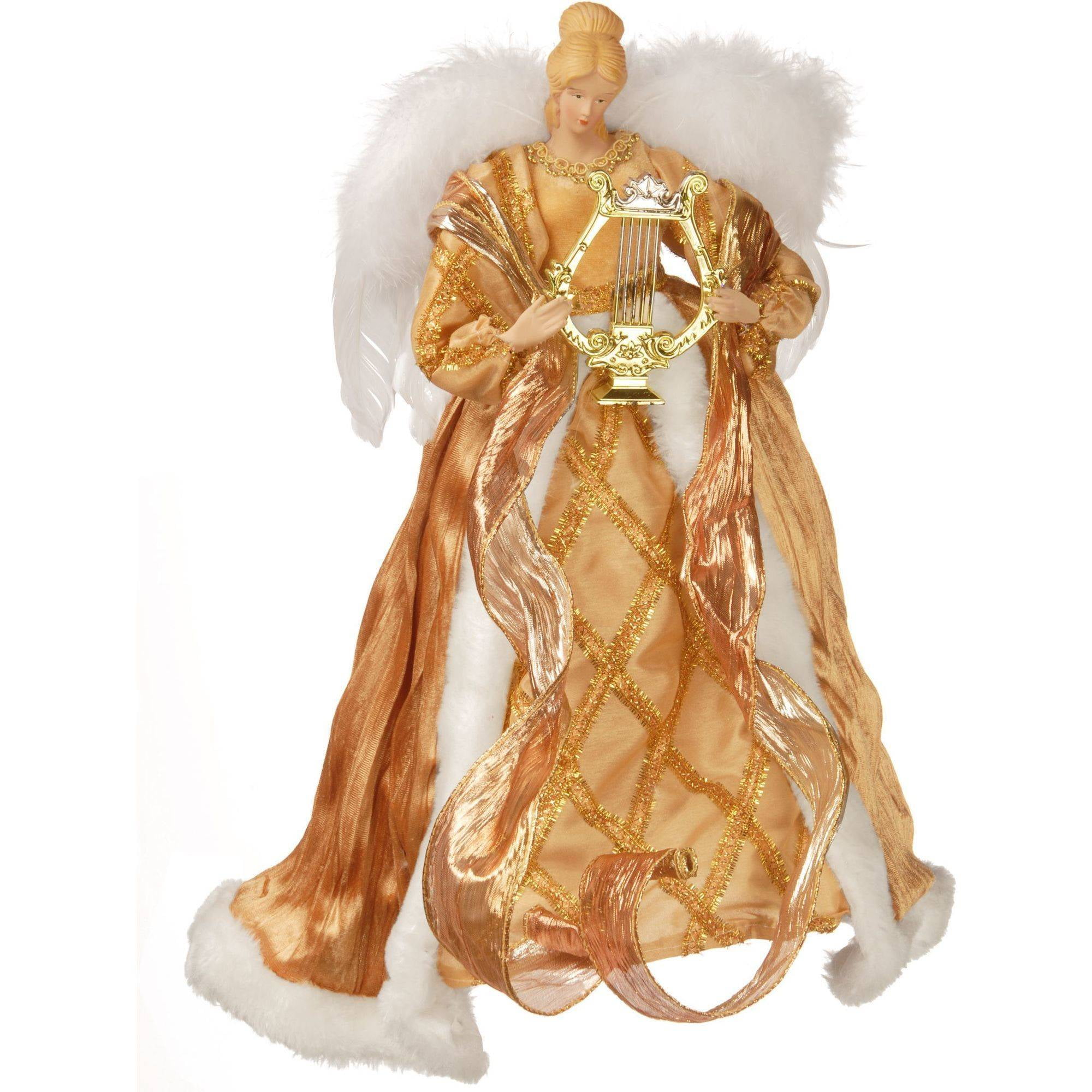 16" Gold Angel Figurine - Walmart.com