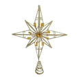 thumbnail image 1 of 16" Gold Star Tree Topper, 1 of 1