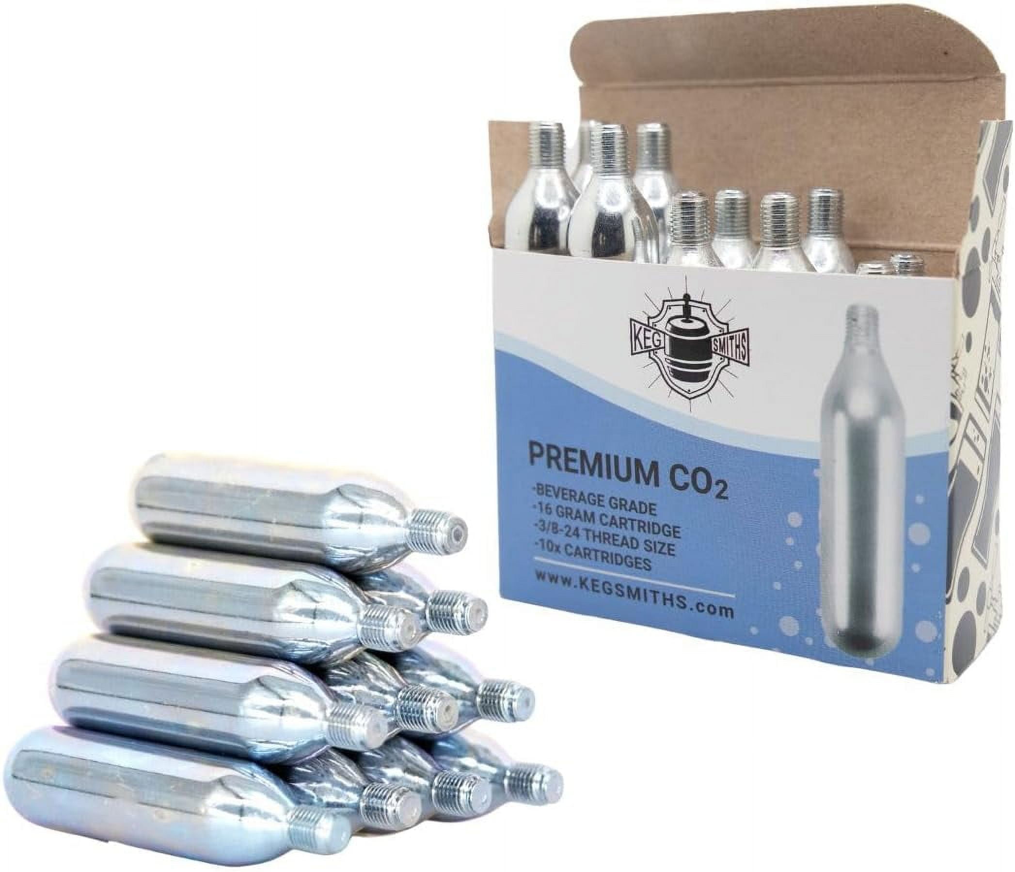 16 Gram C02 Cartridge Threaded Food Grade 16 Gram CO2 Cartridges