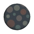thumbnail image 1 of 16'' Grey Line Circle Pattern Tire Cover, Universal Spare Wheel Covers, Dust-Proof, Water-Proof, Sun-Proof and Corrosion-Proof, 1 of 9