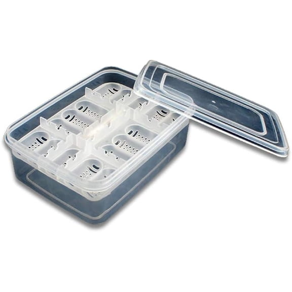 16-Grid Reptile Breeding Box - Professional Plastic Incubator for Gecko, Lizard & Mane Hatching